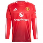 Günstige Fußballtrikots Manchester United Heimtrikot 2024-25 Langarm